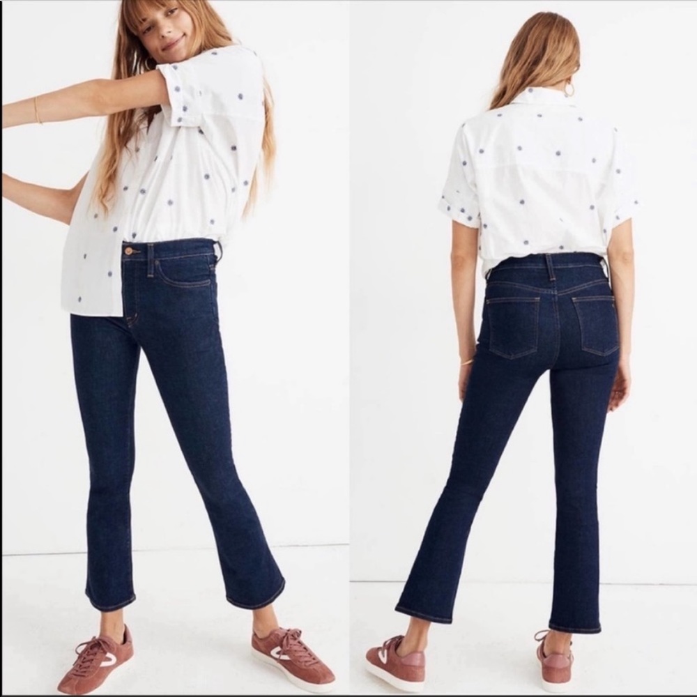 Madewell Cali Demi Boot Jeans - Lucille Wash
